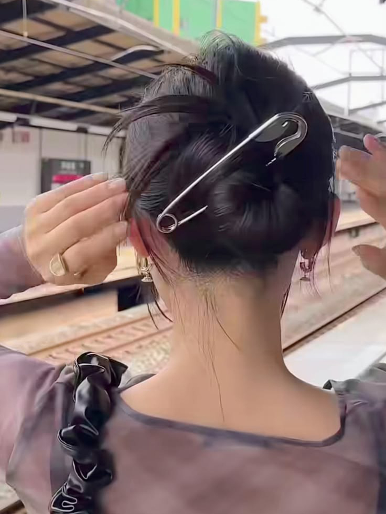 Tech Accessories Women - 1Pcs Trendy Oversized Hair Safety Pin