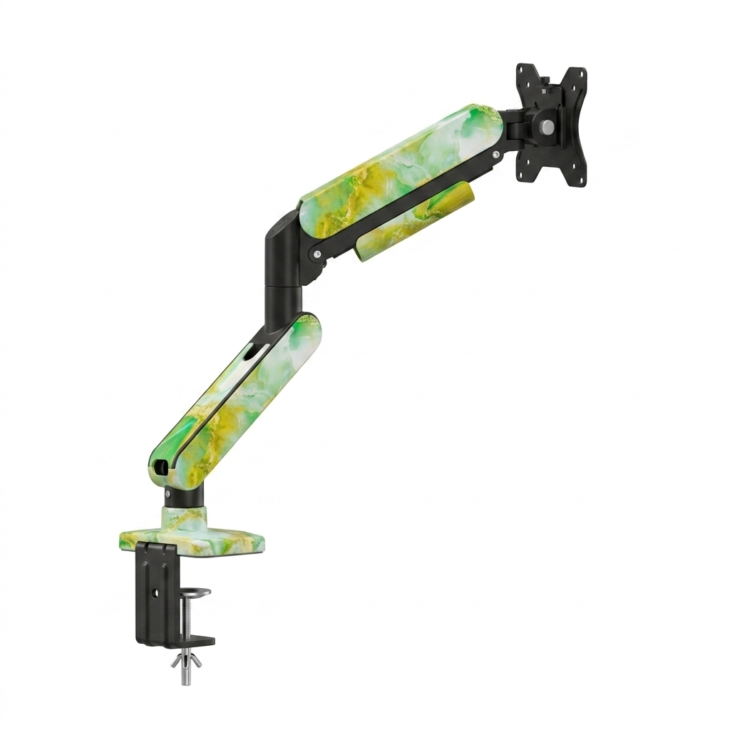 Monitor Arm Single - SC5 Jade Marble Pneumatic Monitor Arm