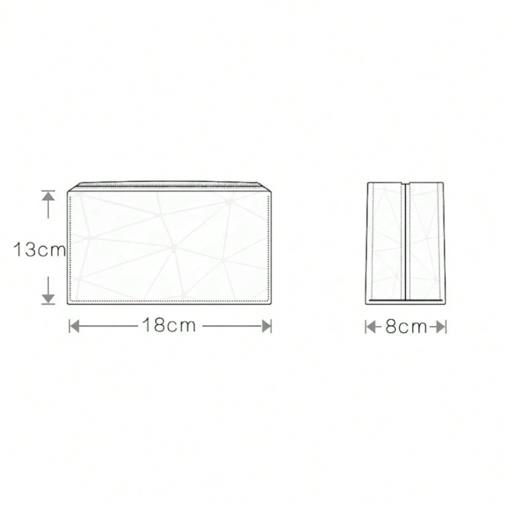 Geometric Luminous Makeup Bag  - Tech Accessories Travel Case 리뷰 및 가격