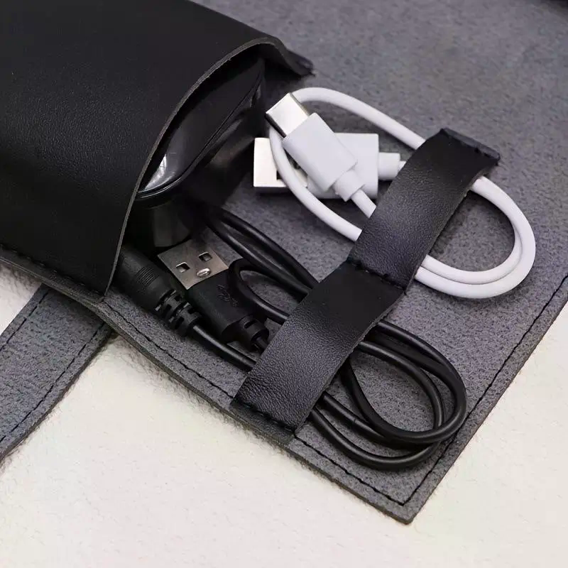 1pc PU Leather Multi-Compartme - Tech Accessories Travel Case 리뷰 및 가격