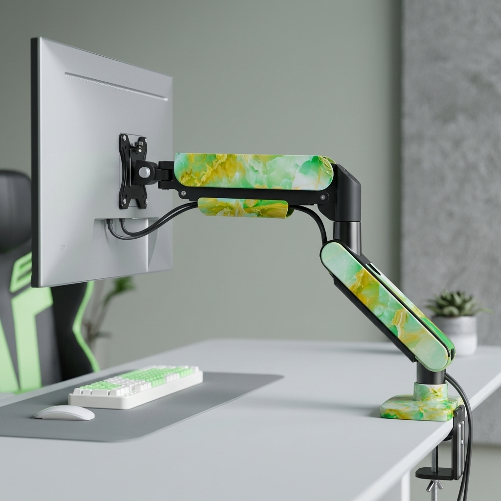 SC5 Jade Marble Pneumatic Moni - Monitor Arm Single 리뷰 및 가격