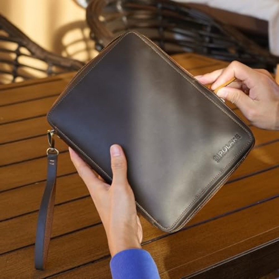 Polare Full Grain Leather Trav - Tech Accessories Travel Case 리뷰 및 가격
