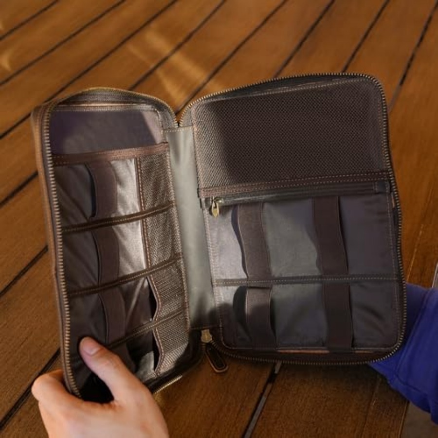 Polare Full Grain Leather Trav - Tech Accessories Travel Case 리뷰 및 가격