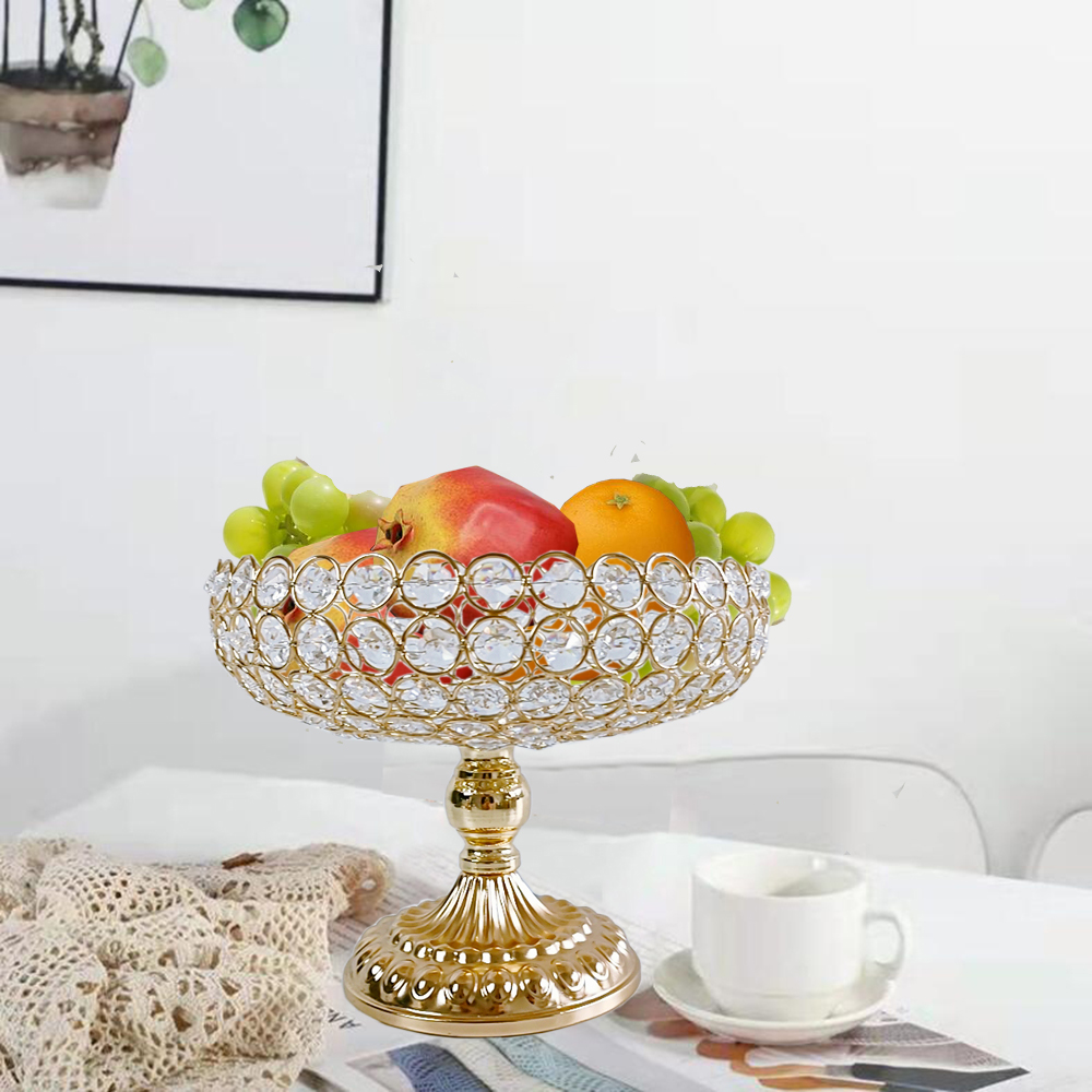 1pcs Crystal Fruit Gold living - Tech Room Accessories 리뷰 및 가격