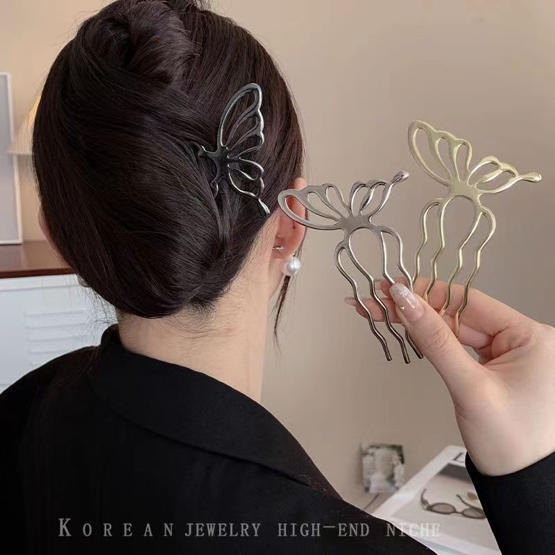 Korean Butterfly U Shape Hair  - Tech Accessories Women 리뷰 및 가격