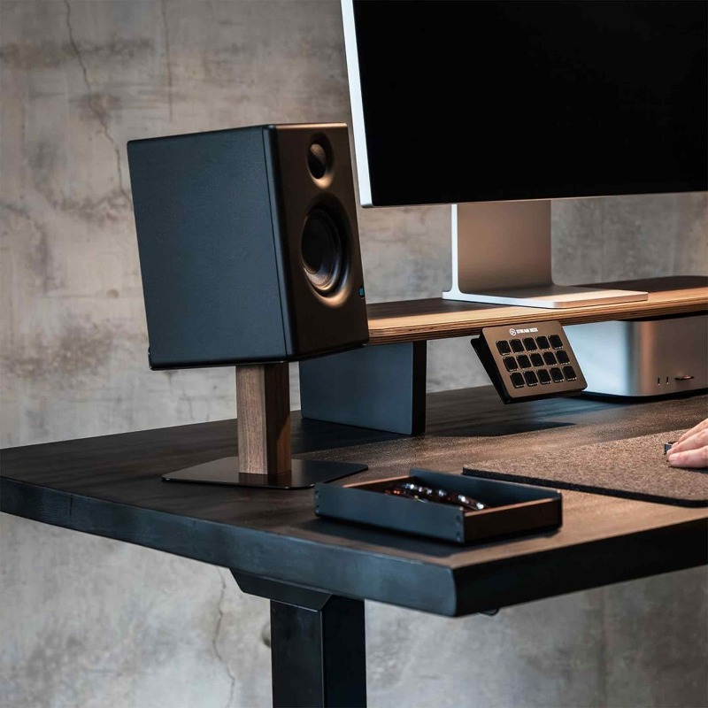 Black Walnut Speaker Stand Des - Tech Room Accessories 리뷰 및 가격