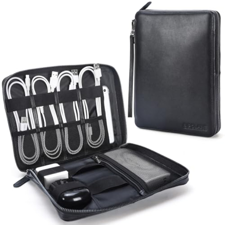 Polare Full Grain Leather Trav - Tech Accessories Travel Case 리뷰 및 가격