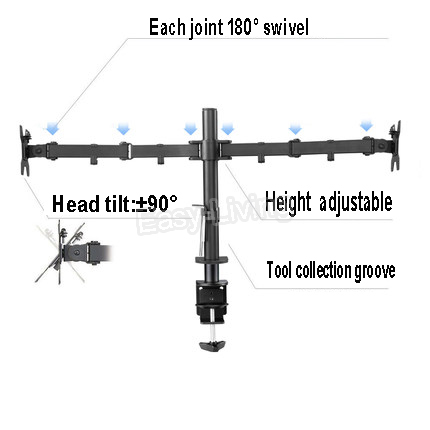 MS02 Desktop Clamping Full Mot - Monitor Arm Single 리뷰 및 가격