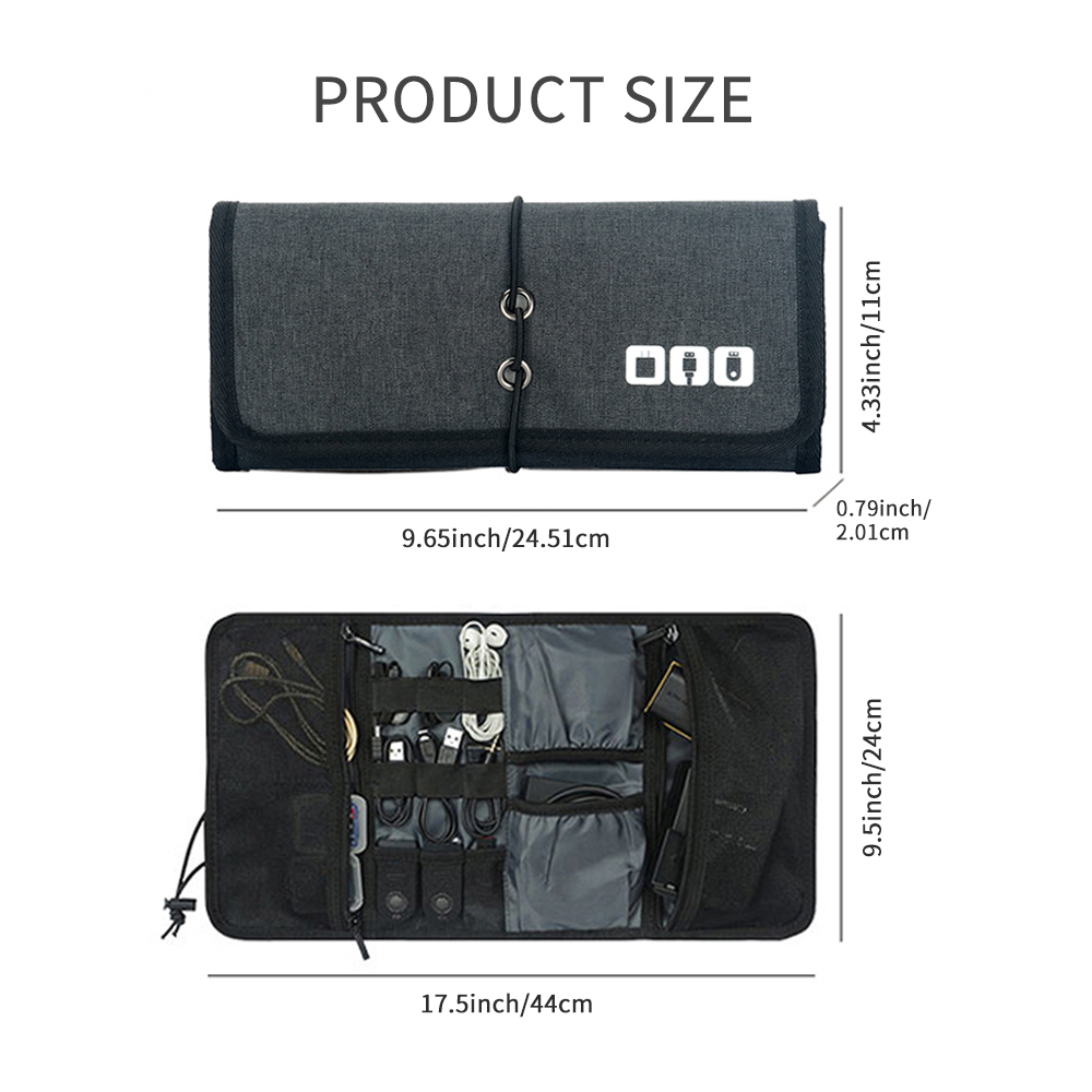 Travel Cable Storage Bag，Elect - Tech Accessories Travel Case 리뷰 및 가격