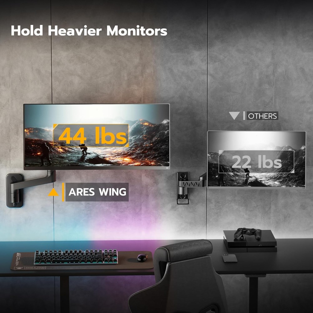 Wall Mount Monitor Arm for 17- - Monitor Arm Single 리뷰 및 가격