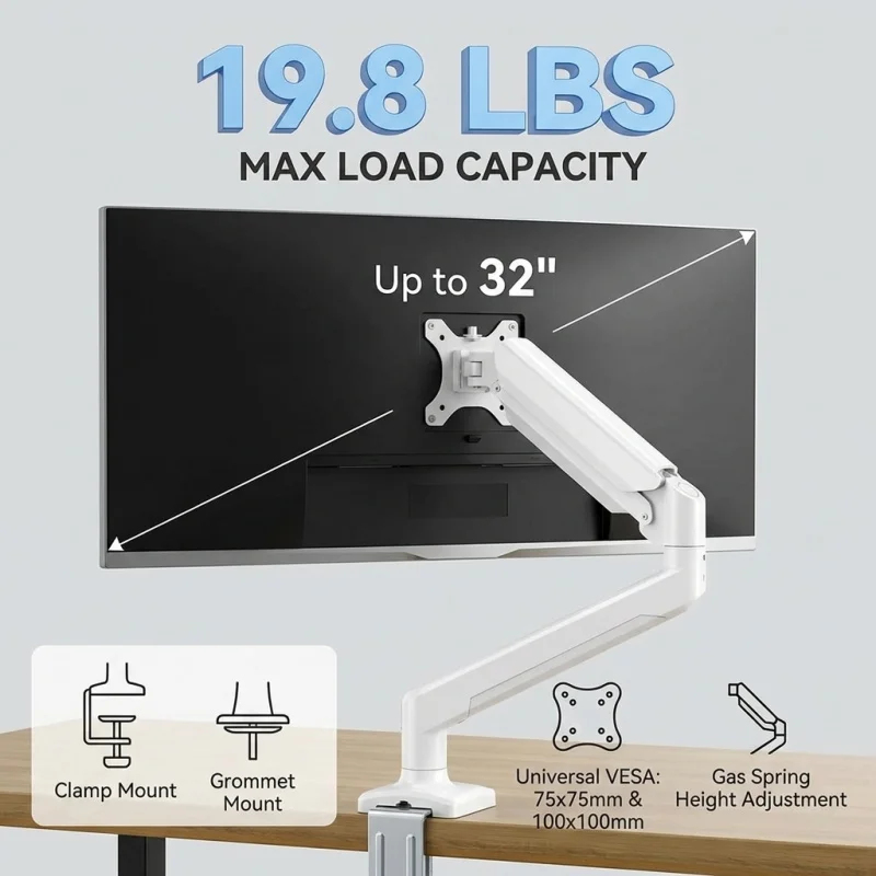 Universal Adjustable Single Mo - Monitor Arm Single 리뷰 및 가격