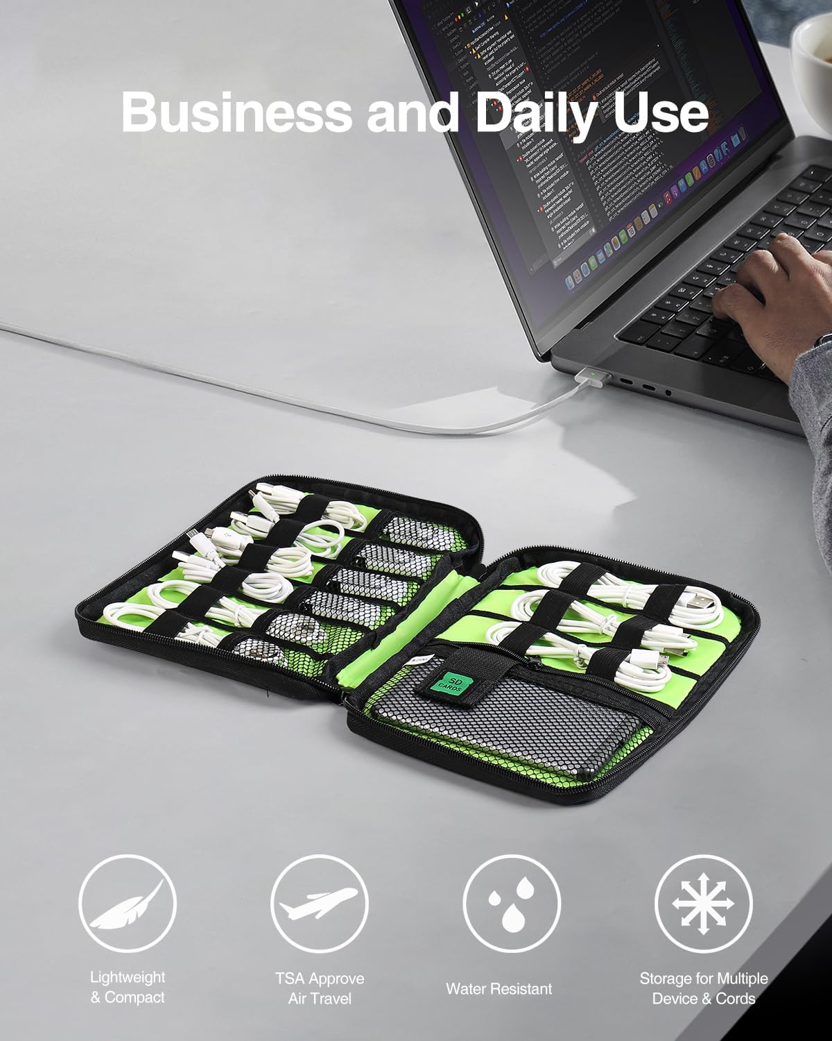Travel Cable Organizer Bag, Fl - Tech Accessories Travel Case 리뷰 및 가격
