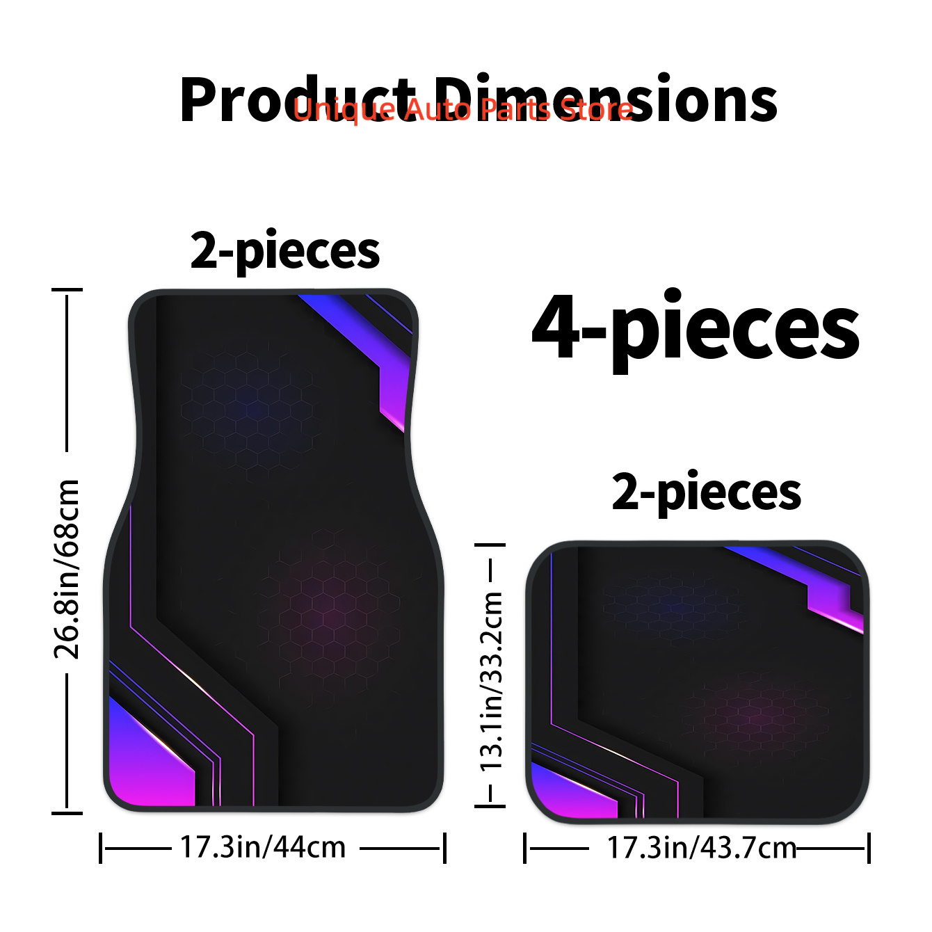 4pcs 2D High-Tech Geometric Pa - Tech Protect Accessories 리뷰 및 가격