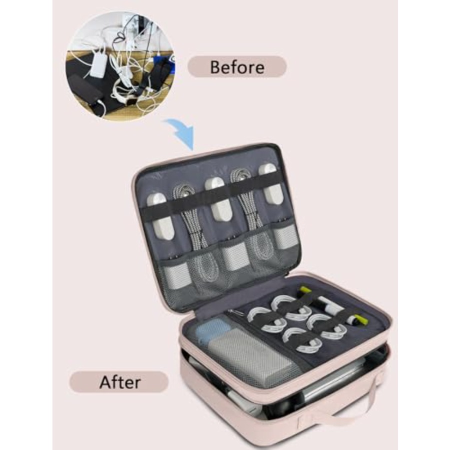 Travel Cord Organizer for Wome - Tech Accessories Travel Case 리뷰 및 가격