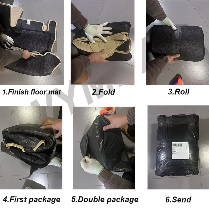 LUXURY Leather Car Floor Mats  - Tech Accessories Luxury 리뷰 및 가격