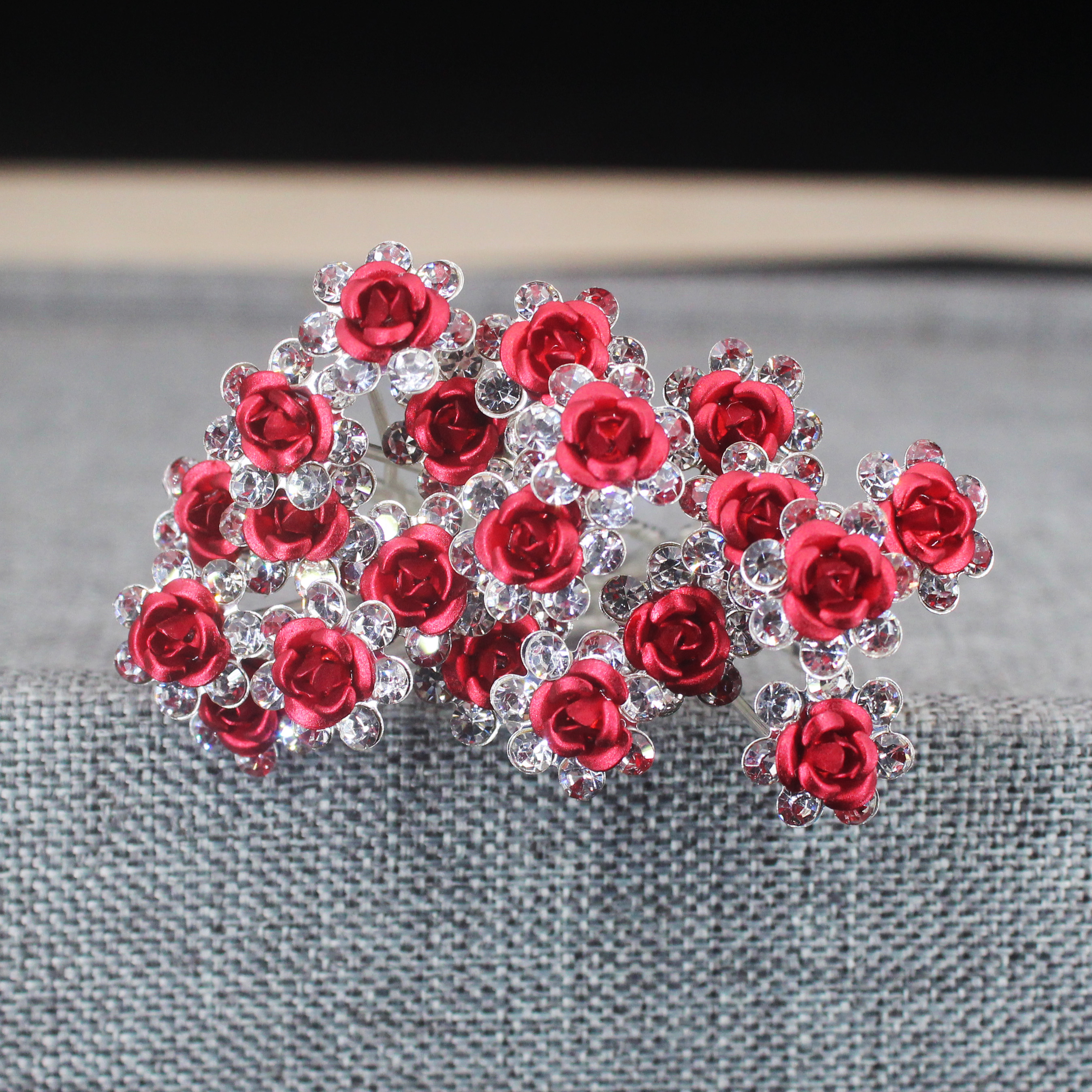 20PCS Rose Flower Rhinestone H - Tech Accessories Women 리뷰 및 가격