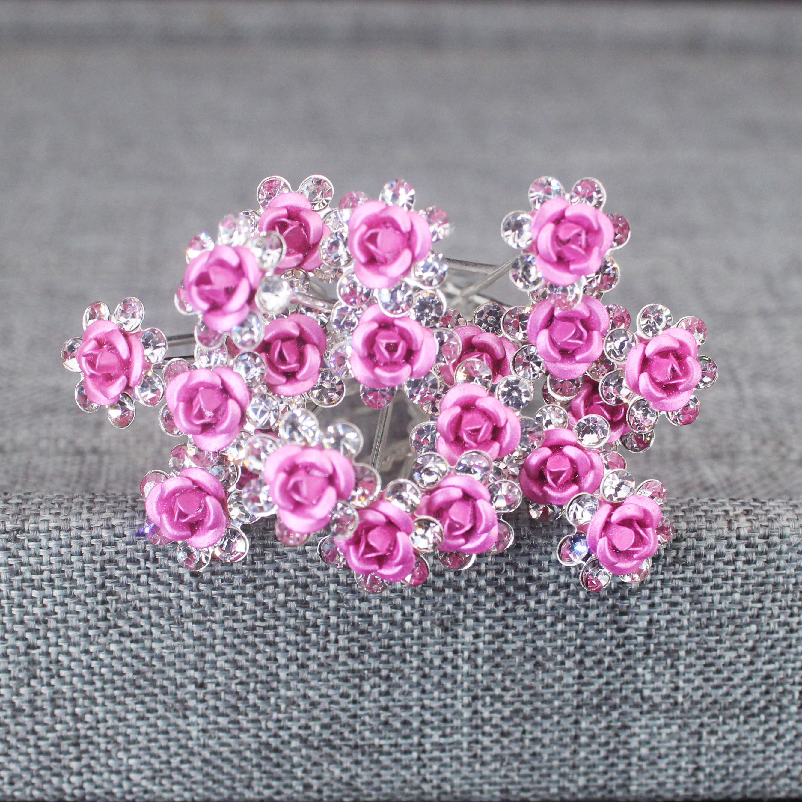 20PCS Rose Flower Rhinestone H - Tech Accessories Women 리뷰 및 가격